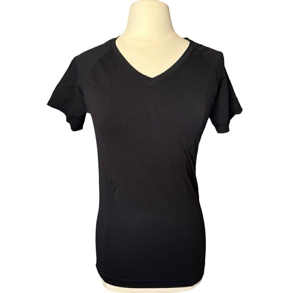 Zella Black Compression Activewear Small Shirt Short Sleeve Gym Workout Running